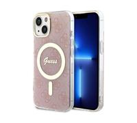 Guess Case 4G For Magsafe Pink - iPhone 14 Plus
