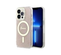 Guess Case 4G For Magsafe Pink - iPhone 14 Pro Max