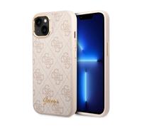 Guess Case 4G Metal Camera Outline Pink - iPhone 14 Plus