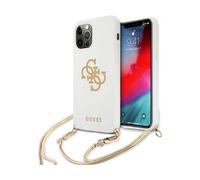 Guess Case Cell Phone Chain White - iPhone 12/12 Pro