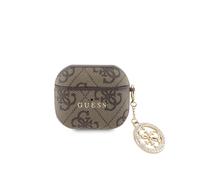 Guess Case for Airpods 3 4G Script with Charm, Brown