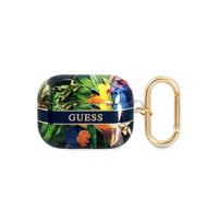 Guess Case for Airpods Pro Flowers with Ring, Multicolour