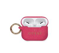 Guess Case for Airpods Pro Silicone Cover Ring, Pink