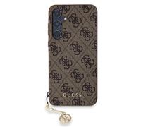 Guess Case for Galaxy A55 4G Edition Charm with Pendant, Brown