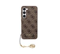 Guess Case for Galaxy S23 Edition 4G Charm with Pendant, Brown
