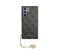 Guess Case for Galaxy S24 Ultra Edition 4G Charm with Pendant, Grey