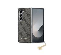 Guess Case for Galaxy Z Fold 6 Edition 4G Charm with Pendant, Brown