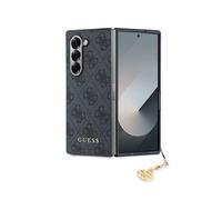 Guess Case for Galaxy Z Fold 6 Edition 4G Charm with Pendant, Grey