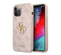 Guess Case for iPhone 12 Pro Max 6.7 Inch Pink GUHCP12L4GMGPI 4G Big Metal Logo
