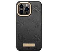 Guess Case for iPhone 13 Pro Max PU Peony Metal Plate