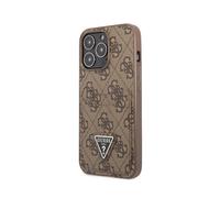 Guess Case for iPhone 14 Pro PU 4G Card-holder, Brown