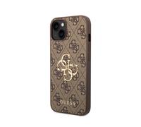 Guess Case for iPhone 15 Plus PU 4G Big, Brown