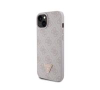 Guess Case for iPhone 15 Plus Triangle Diamond 4G, Pink