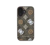 Guess Case for iPhone 16 Compatible Edition 4G Peony Ultra-Chic, Brown