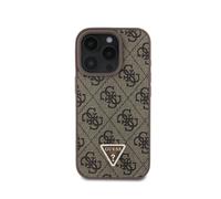 Guess Case for iPhone 16 Pro Edition 4G Strass Triangle Metallic