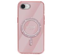 Guess Case for iPhone 16th Fine Glitter Ring Reinforced Corners