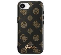 Guess Case for iPhone 16th Peony Print Embossed Script Logo