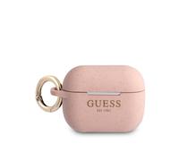 Guess Case for Pods Pro Silicone Cover Ring, Pink