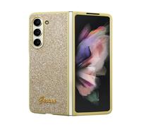Guess case Glitter Script Gold - Samsung Galaxy Z Fold 5