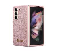 Guess case Glitter Script Pink - Samsung Galaxy Z Fold 5
