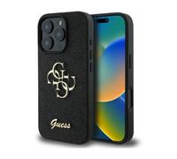 Guess Case GUHCP16XHG4SGK Fixed Glitter Big 4G Black - iPhone 16 Pro Max