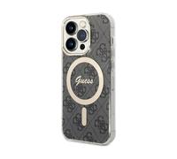 Guess Case IML 4G For Magsafe Black - iPhone 15 Pro Max