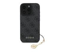Guess Case iPhone 16 Pro Max Charm Case Black with Pendant