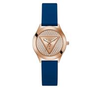 Guess Watches Rose Gold Glitz Gold Tone Silicone Watch - Recycled Steel / Mineral Glass / Silicone