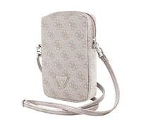 Guess cell phone case GUWBZP4GFTSP Zip 4G Triangle Pink - Universal