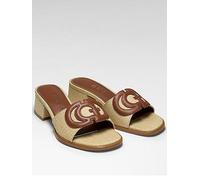 Guess Cerinna2 Heeled Sandal, Brown, Size 3, Women Brown