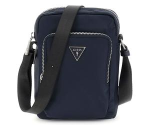 GUESS Certosa Nylon Eco Crossbody Double Pocket Dark Blue