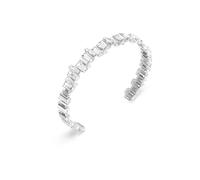 GUESS Chandelier Women's Silver Tone Crystal Tennis Bracelet