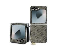 Guess Charm Pendant - Samsung Galaxy Z Flip 6 Case Brown