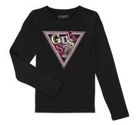 Guess / Children's long sleeved shirt LS T-SHIRT W/SEQUINS in Black 8 ans
