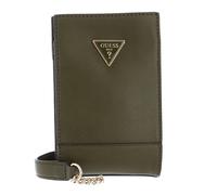 GUESS Chit Chat Phone Bag Olive