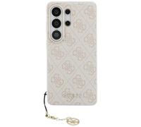 Guess Classic Case Galaxy S26 Ultra Faux Leather Pink MagSafe Chain Gold