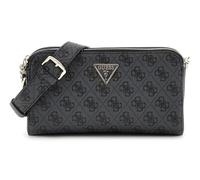 GUESS Clutch Shoulder Bag Eco Erica Mixed Colours 11 Grey, Coal logo, standard size, Backpack