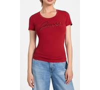 GUESS Cn Ss Embro Script L Siren Red size XS | Shirts Outlet | Women | Red XS
