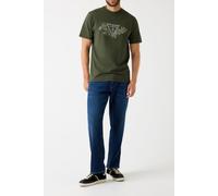 GUESS Cn Ss Embroidery Tri Green Depths size M | Basic T-Shirts Outlet | Men | Green M