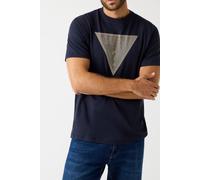 GUESS Cn Ss Triangle Logo Smart Blue size S | Basic T-Shirts Outlet | Men | Blue S