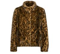 Guess Coat LUNA FAUX FURE LEOPARD in Brown EU XL