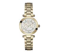 Guess Collection Women's Lady Chic Gold Plated Bracelet & Case Quartz MOP Dial Analog Watch Y06008L1