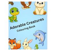 Guess & Color : Cute Animals Coloring Book for Kids (Ages 3-7)