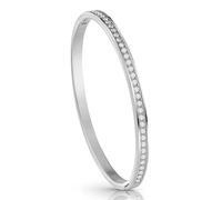 GUESS Color My Day Rhodium Plated Crystal Bangle