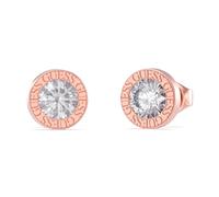 GUESS Color My Day Rose Gold Plated Crystal Stud Earrings