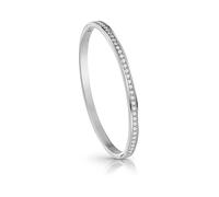 Guess Colour My Day Rhodium Plated Crystal Bangle, Silver, Men Ilver