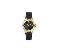 GUESS Corset Black Gold-Tone Analog Watch, Golden, Strip