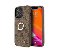Guess Cover 4G Ring Case Brown - iPhone 13 Pro Max