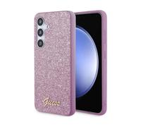 Guess cover Glitter Script Purple - Galaxy S24
