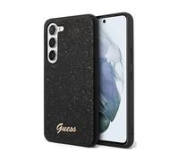 Guess cover GUHCS23SHGGSHK Glitter Script Logo Black - Galaxy S23
